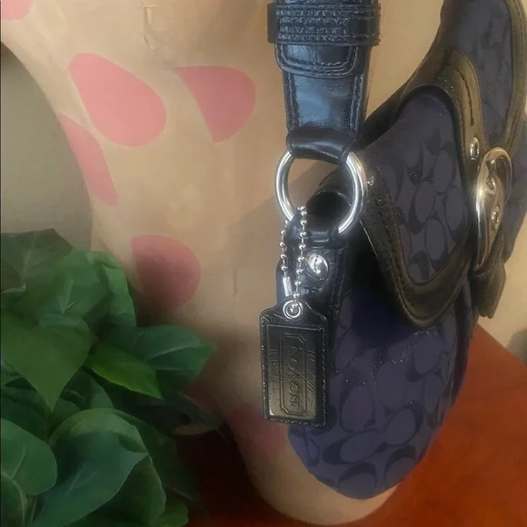 Coach Black Leather Bag - Picture 4 of 8